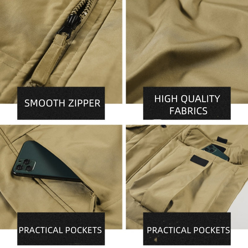 🎉Early Bird Price🎉Men's Warm Waterproof Hooded Jacket