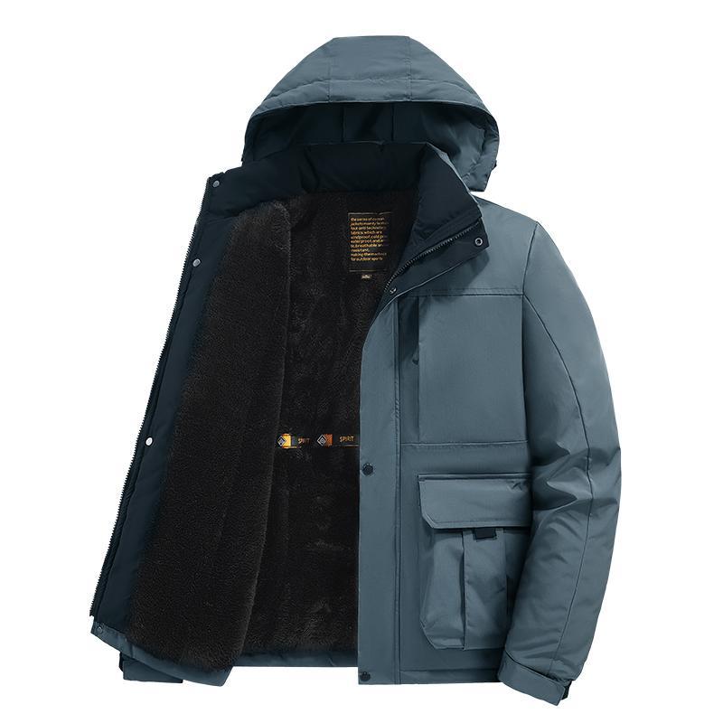🎉Early Bird Price🎉Men's Warm Waterproof Hooded Jacket
